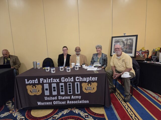 Lord Fairfax Gold Chapter booth at the 2026 AAM